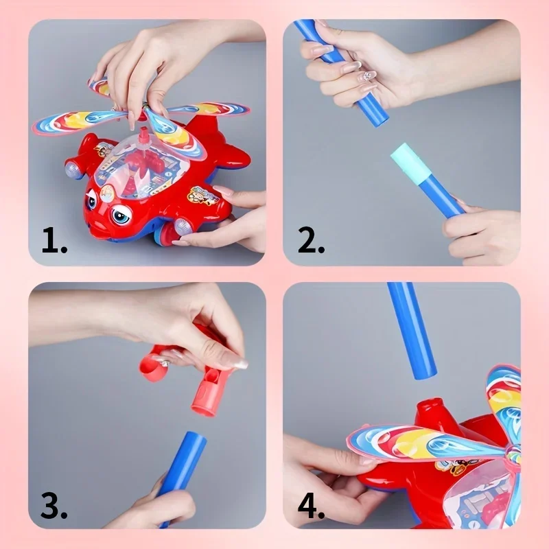 لعبة مشاية للأطفال، عربات الأطفال، لعبة دفع يدوية للأطفال الصغار، لعبة دفع على طول المشي للأطفال والأولاد والبنات #4