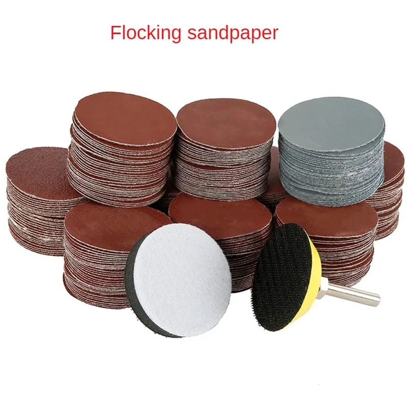 

Round Sandpaper Hook and Loop Sanding Discs Sanding Disc for Metal Wood Car Wheel Headlight Restoration Polishing Kit Sand Paper