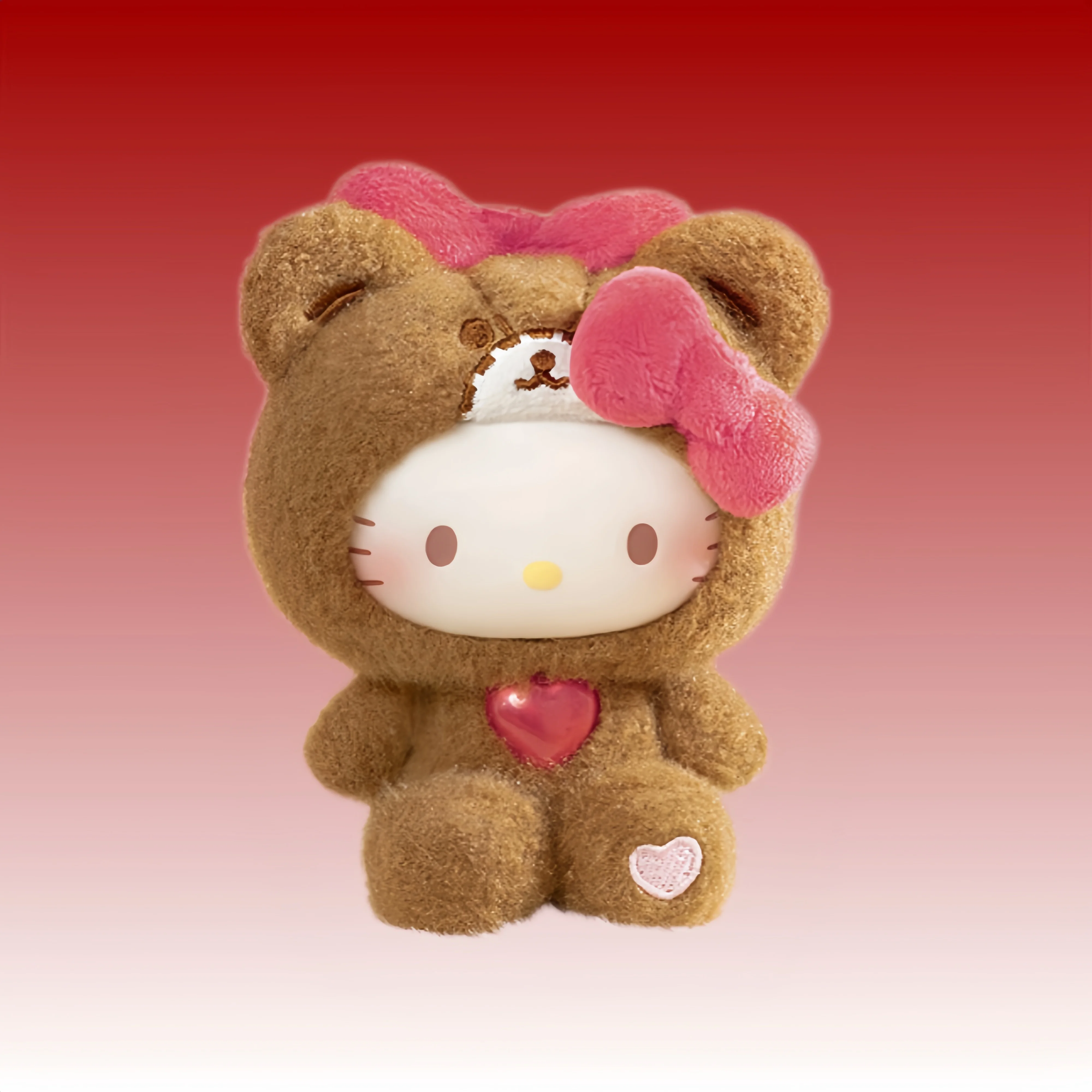 Hello Kitty Teddy Pajamas Series слепая коробка мультяшная виниловая кукла с лицом изысканное украшение для рабочего стола аниме кулон Mystery Box подарок