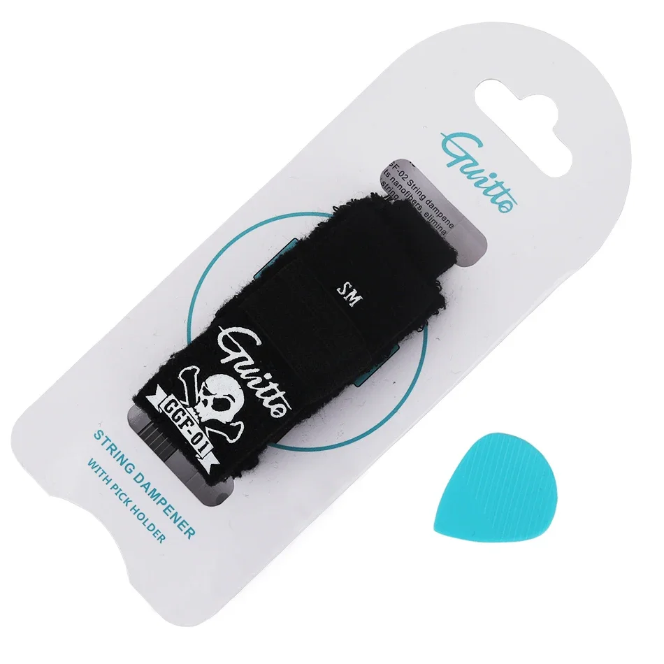 GUITTO GGF-01 Gitaar Fret Mute Noise Demper Fretboard Muting Dempers Stille Wrap Voor Gitaar Basgitaar Snaren Beam Tape