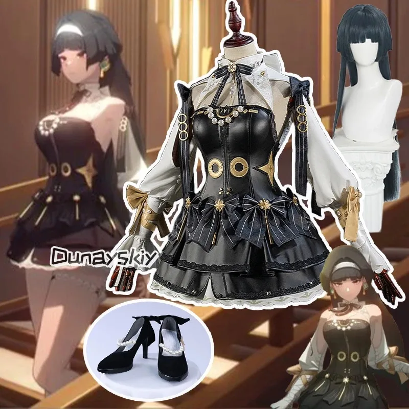 

Astra Yao Косплей Игра Zenless Zone Zero Zzz Костюм Новая кожа Люстра Парик Черное Платье jiakei Лолита Юбка Аниме Костюм Для Вечеринки