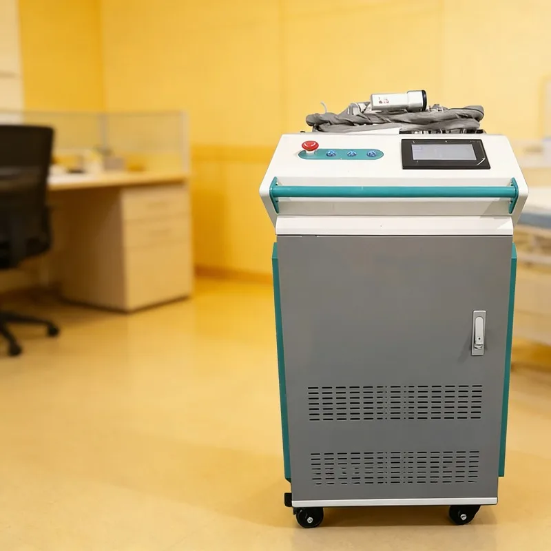 Portable Laser Cleaning Machine 3-in-1 Fiber Laser High-Power 3000W for Metal Surface Rust Oil Grease Resin Organic Pollutants R