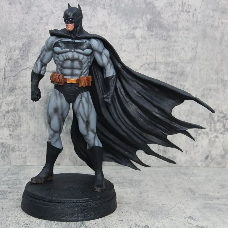 Dc Comics Dark Knight Batman Gk Action Figures Toy 38cm Large Justice League Standing Batman Figurines Model Ornaments Gifts