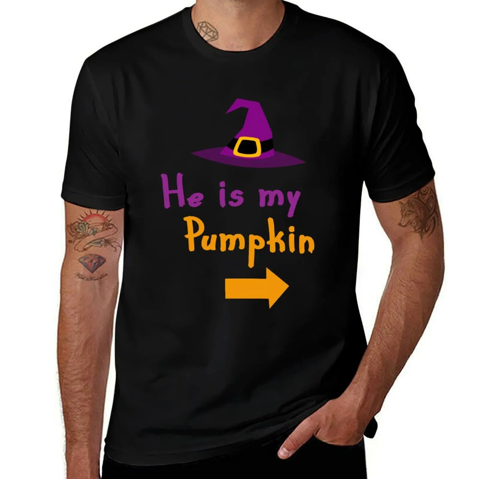 He is my Pumpkin - Halloween Couple Shirt T-Shirt Performance Dry Fit T-Shirt