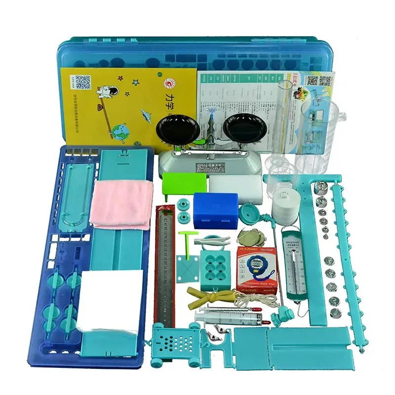

Physical Experiment Equipment Box Tray Balance Hook Code Friction Dynamometer Weight Pulley Block Stopwatch Measuring Cylinder