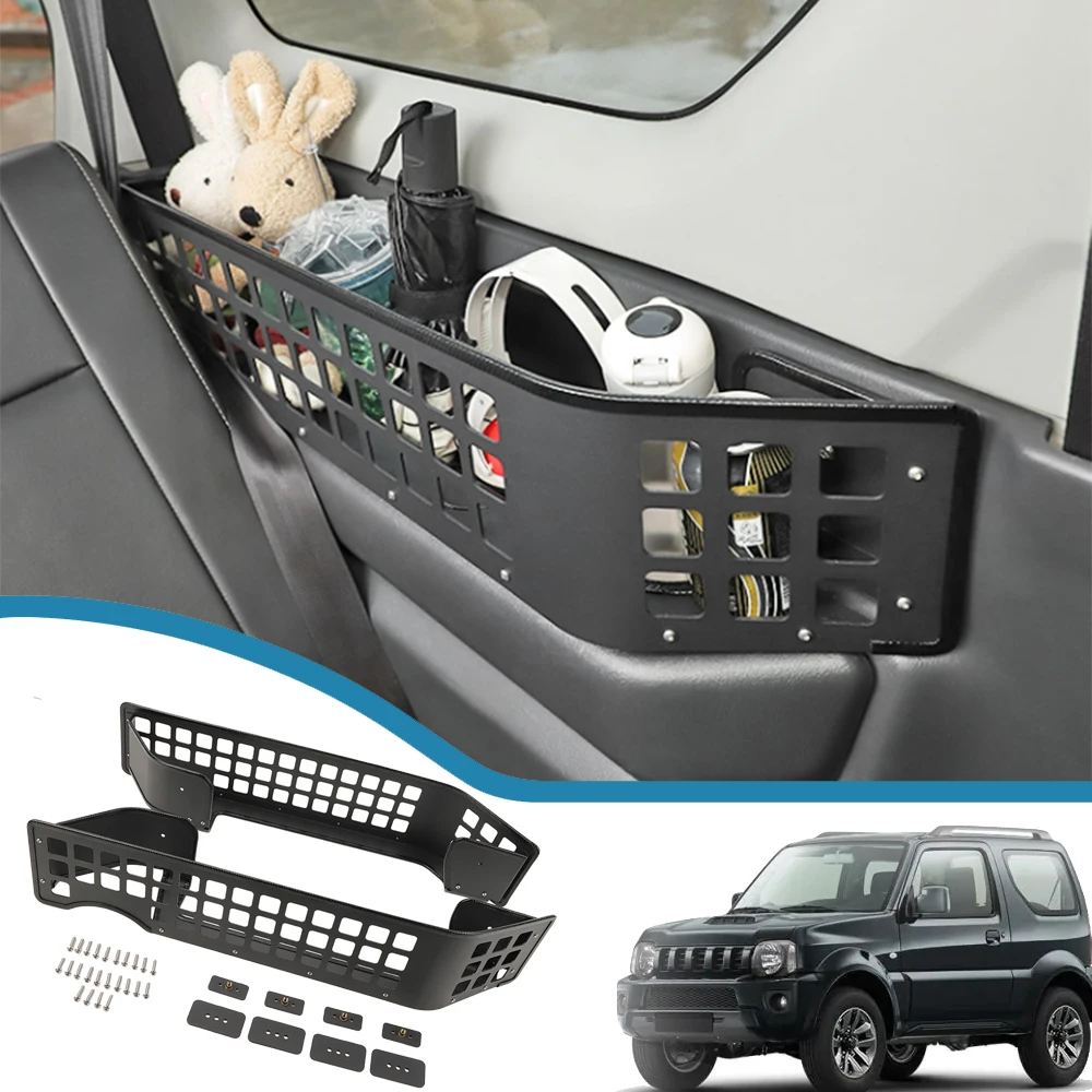 Auto Stamm Seite Lagerung Box Organizer Multifunktionale Halterung Verstauen Aufräumen für Suzuki Jimny 2007-2017 Innen Zubehör