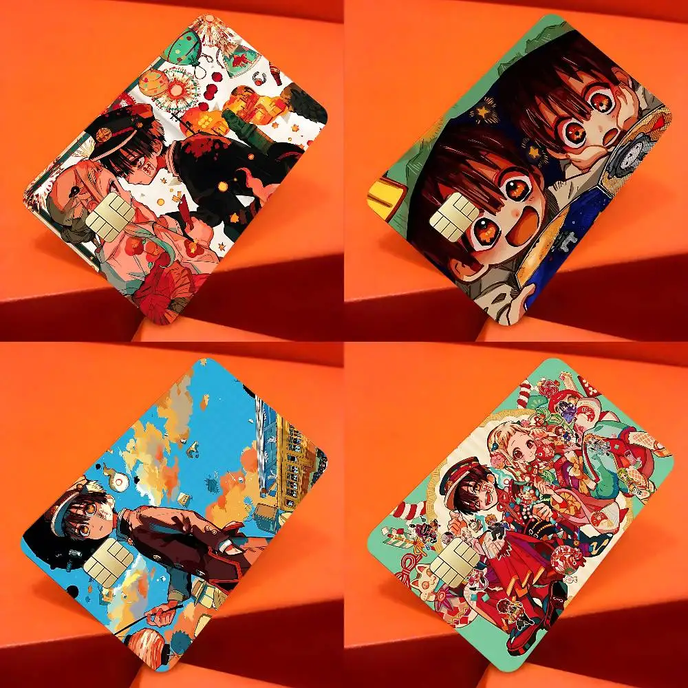 Anime J-Jibaku Shounen H-Hanako-kun Credit Card Skin Stickers Suitable For VISA Card Bus And Subway Contactless IC Cards