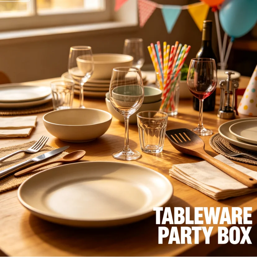 Surprise Curated Table Essential Blind Box, Mystery Assorted Kitchen Dining Goods, Suitable for indoor dining and light picnic table layout
