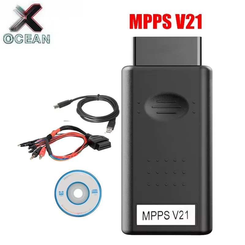 Newest MPPS V21 MAIN + TRICORE + MULTIBOOT with Breakout Tricore Cable MPPS 21 MPPS V22 Chip Tuning Scanner