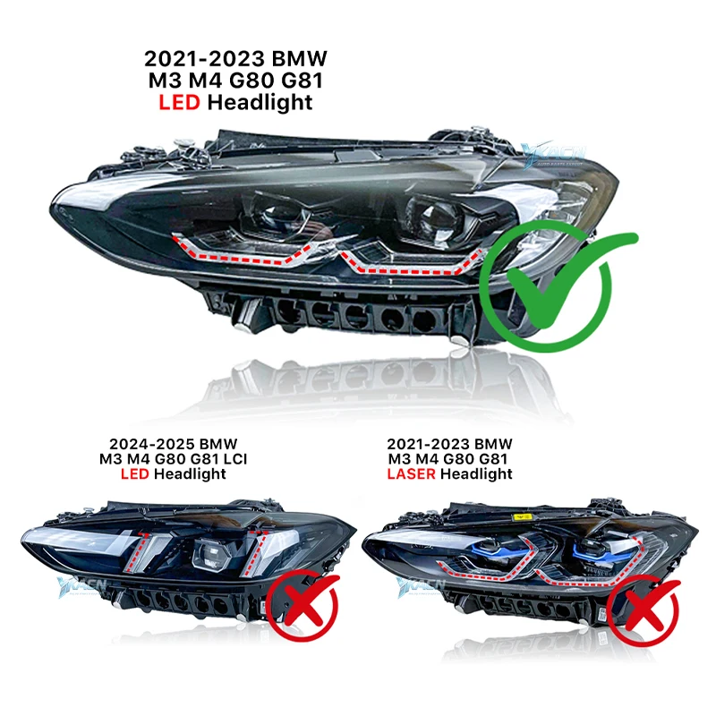أصفر أحمر عيون الملاك DRL LED وحدة المجلس ل 21- 23 BMW M3 G80 G81 M4 G82 G83 4 سلسلة G22 G23 G26 النهار تشغيل رقاقة خفيفة