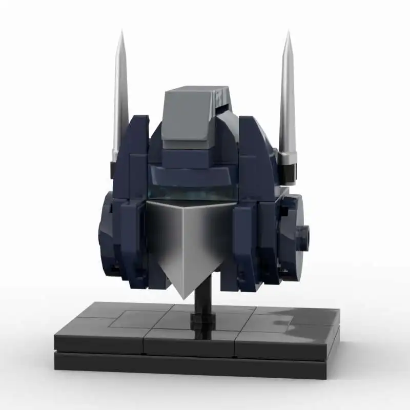 Klocki konstrukcyjne MOC, figurka anime, samochód, rzeźba głowy, figurka, element ekspozycyjny, model, zabawka do samodzielnego montażu dla chłopców