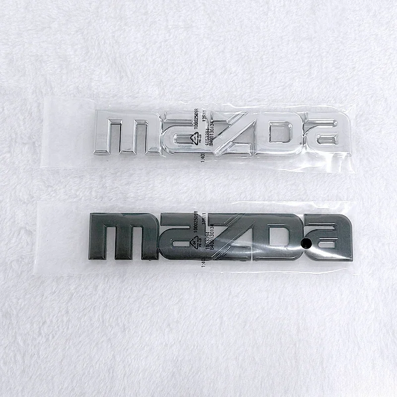 Pegatinas 3D ABS con emblema trasero y delantero para coche, insignia para maletero para Mazda CX3 CX5 Atenza 3 Axela 2 MX5 6 CX7 RX7 626 CX30 SKYACTIV Protege