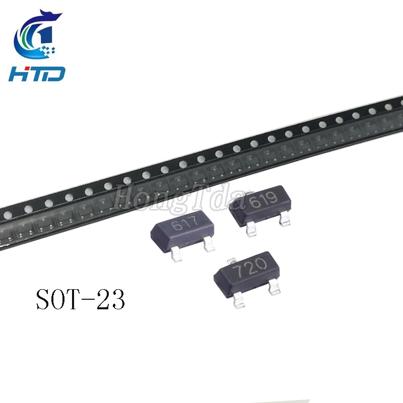 SMD Transistor Kodları İçin En İyi Seçenek: 50 Adet SS8050 SOT23 MMBT8050 SOT23-3 Transistor