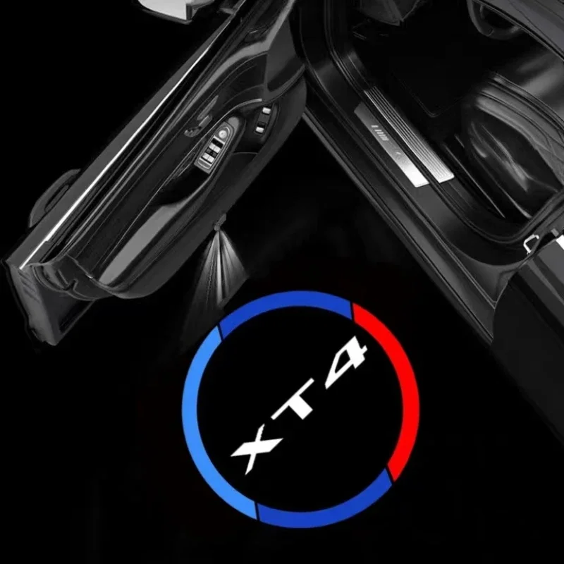 

Led Emblem Lamp Car Door Lights Luces Projector Car Goods Accessories for Cadillac SRX XT4 XT5 XT6 ATS XTS CTS CT6 Accessories