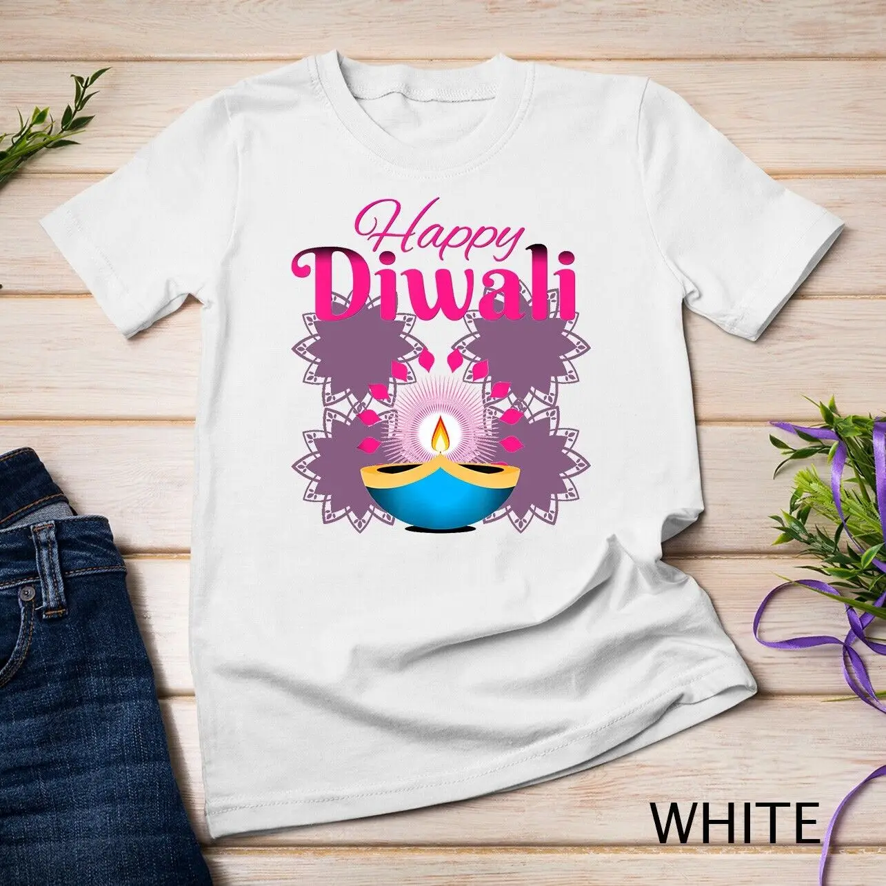 Happy Diwali Festival of Lights New Year For Indian Hinduism Unisex T-shirt