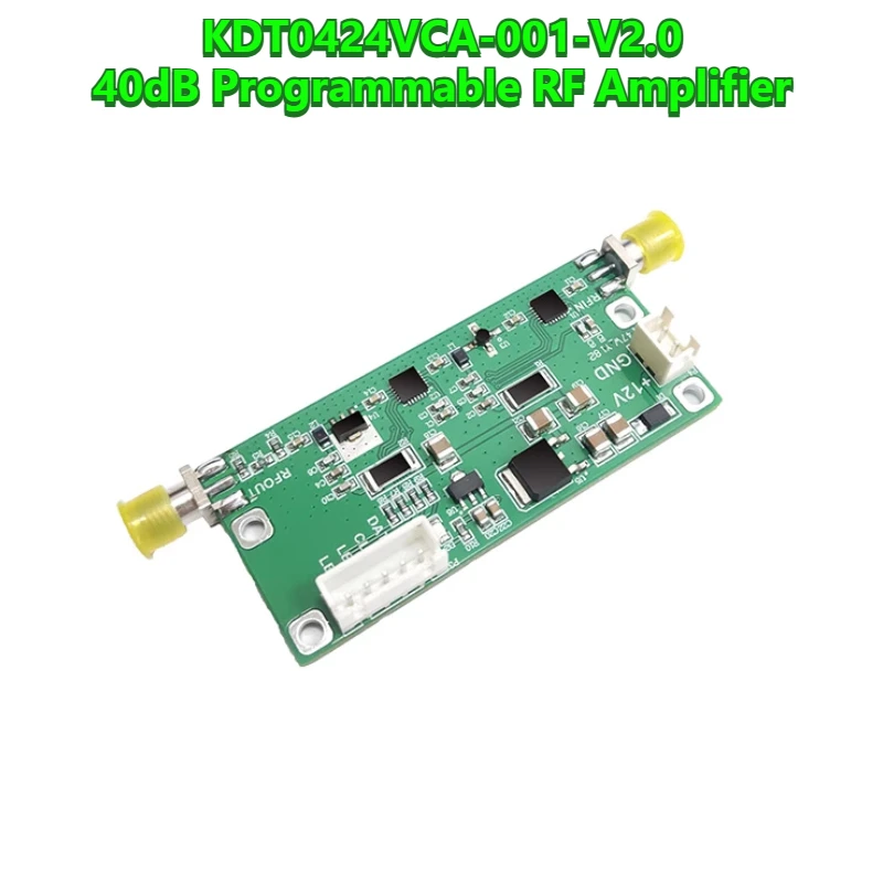 KDT0424VCA 40dB Programmable RF Variable Gain Integrated Wideband Amplifier 3G Bandwidth 18dBm Compression Point 0.25dB Step