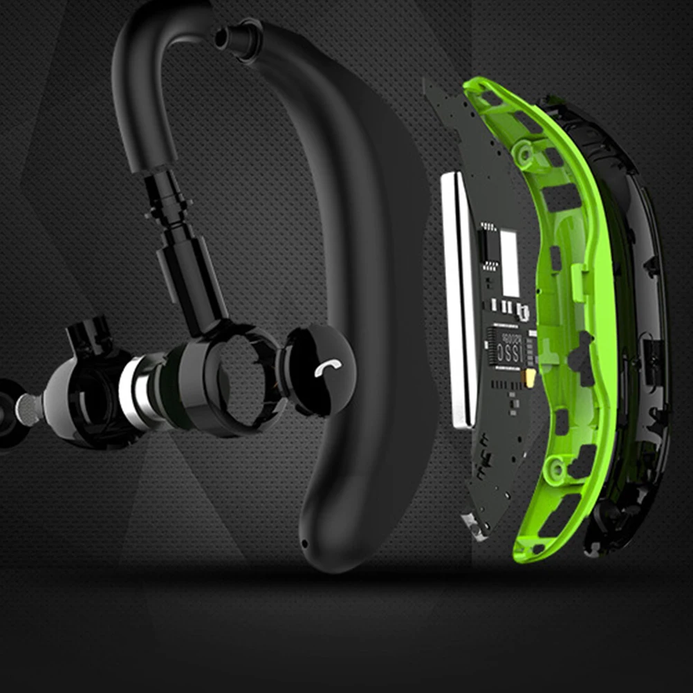 

Wireless Waterproof Sport Earphones Lightweight Comfort Long Life Fast Pairing Dynamic Sound Green