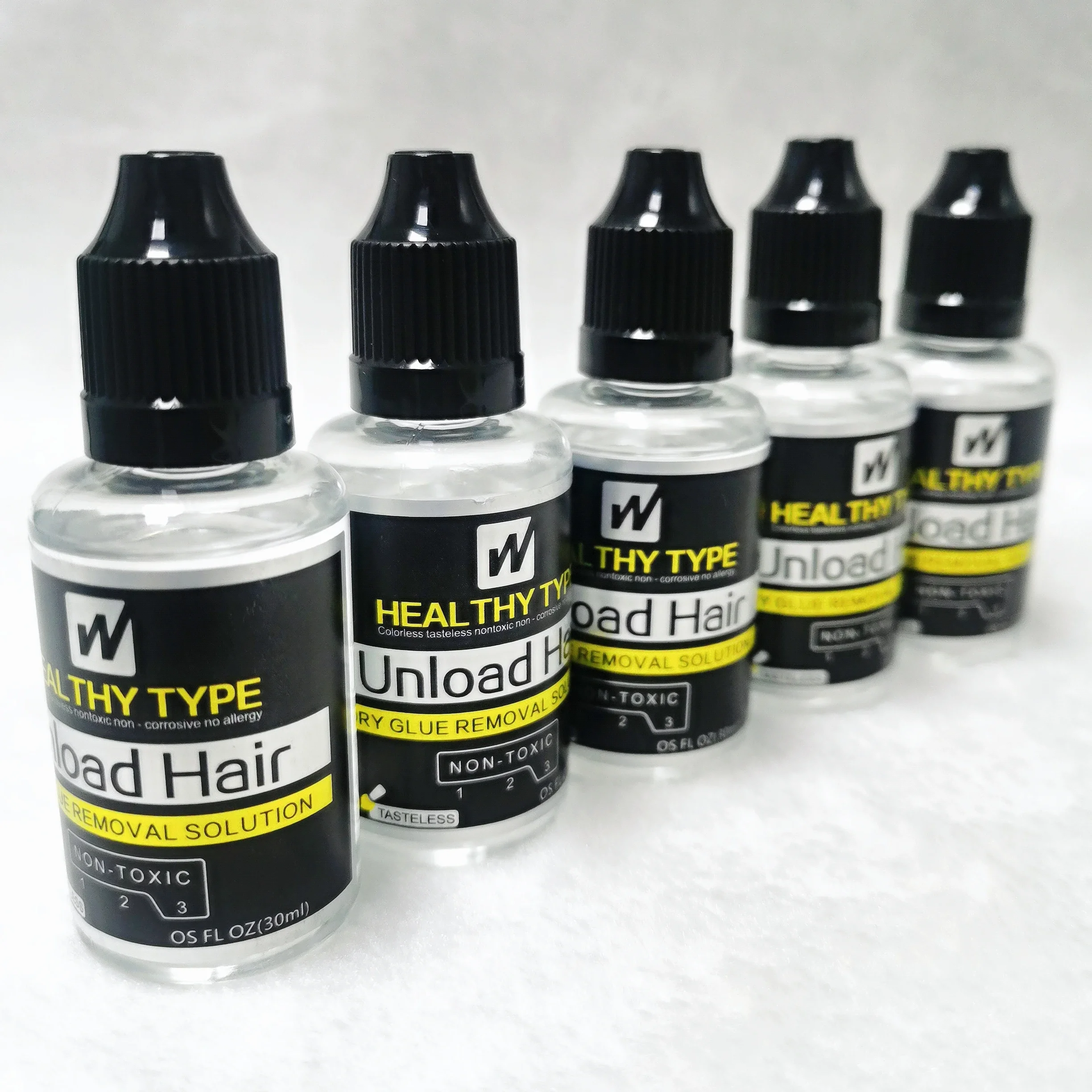 طقم شعر مستعار مزيل الغراء فائق التثبيت 30 مل مع شريط المشي المزيل، مجموعة مزيل الغراء فائقة التثبيت من الدانتيل المقاوم للماء