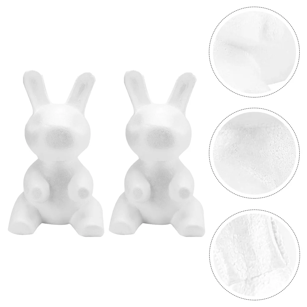 Foam Bunny Model Wedding Party Decoration Flower Arranging DIY Mold Rabbit Shape Mould Supplies White Modelling Machine