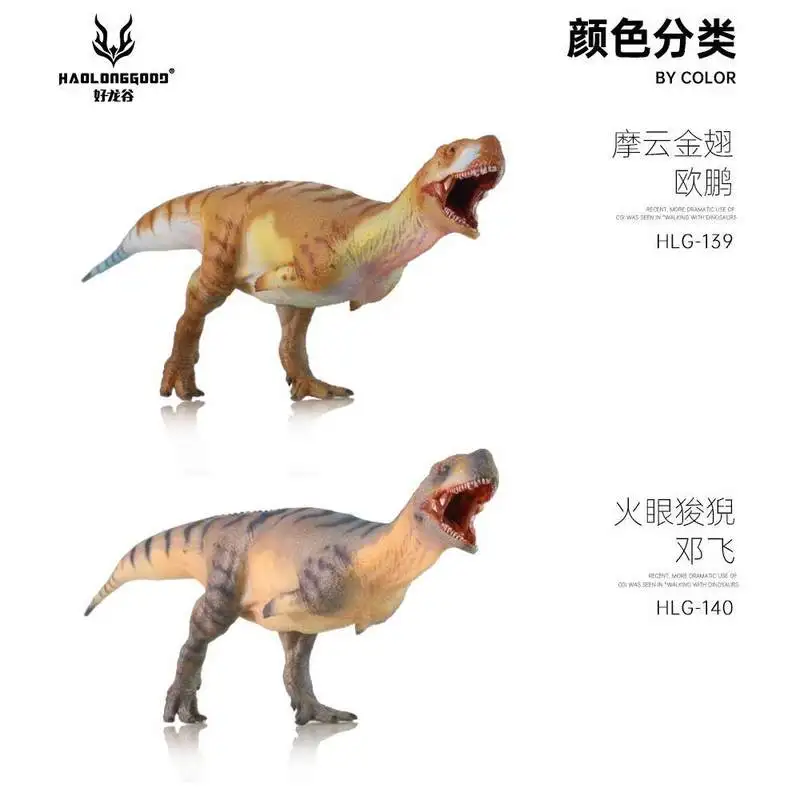 HAOLONGGOOD Dinosaur Toy Model 1/35 Scale Majungasaurus Abelisaurus Jurassic Collectible Desktop Figure Decoration Gift For Kids