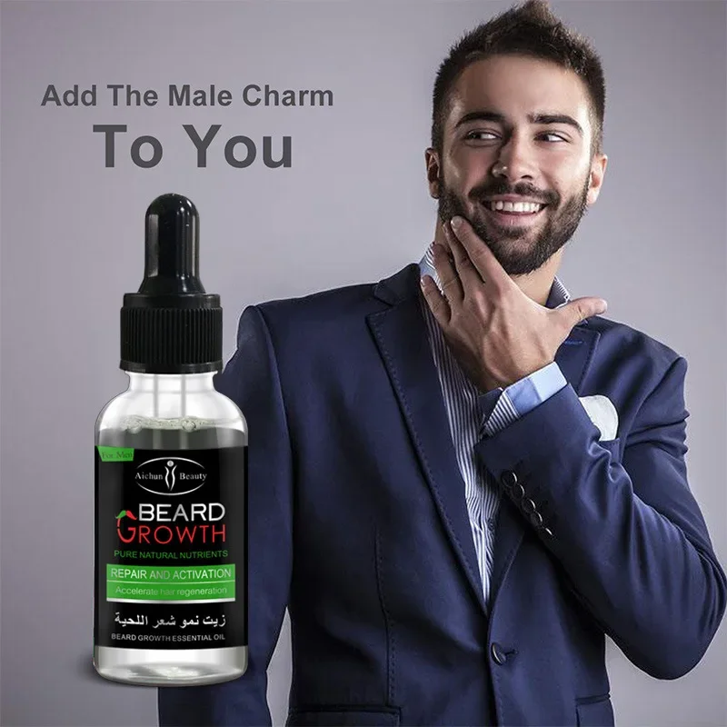 100% natural homem crescimento barba óleo orgânico barba cera bálsamo evitar barba perda de cabelo produtos leave-in condicionador para o crescimento preparado