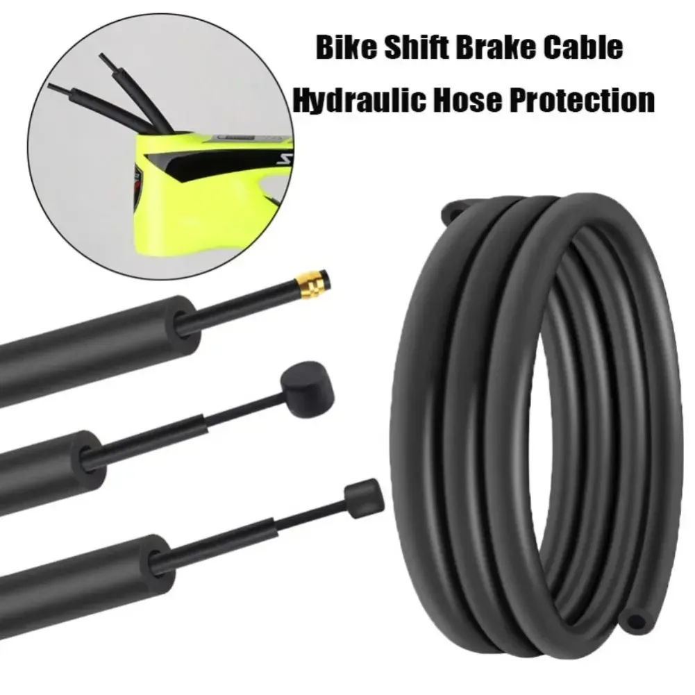 MUQZI Fahrrad 1,6m Rahmen Interne Gehäusevibrations- und Geräuschreduzierung MTB Rennrad Schaltbremskabel Hydraulikschlauchschutz – Detail 2