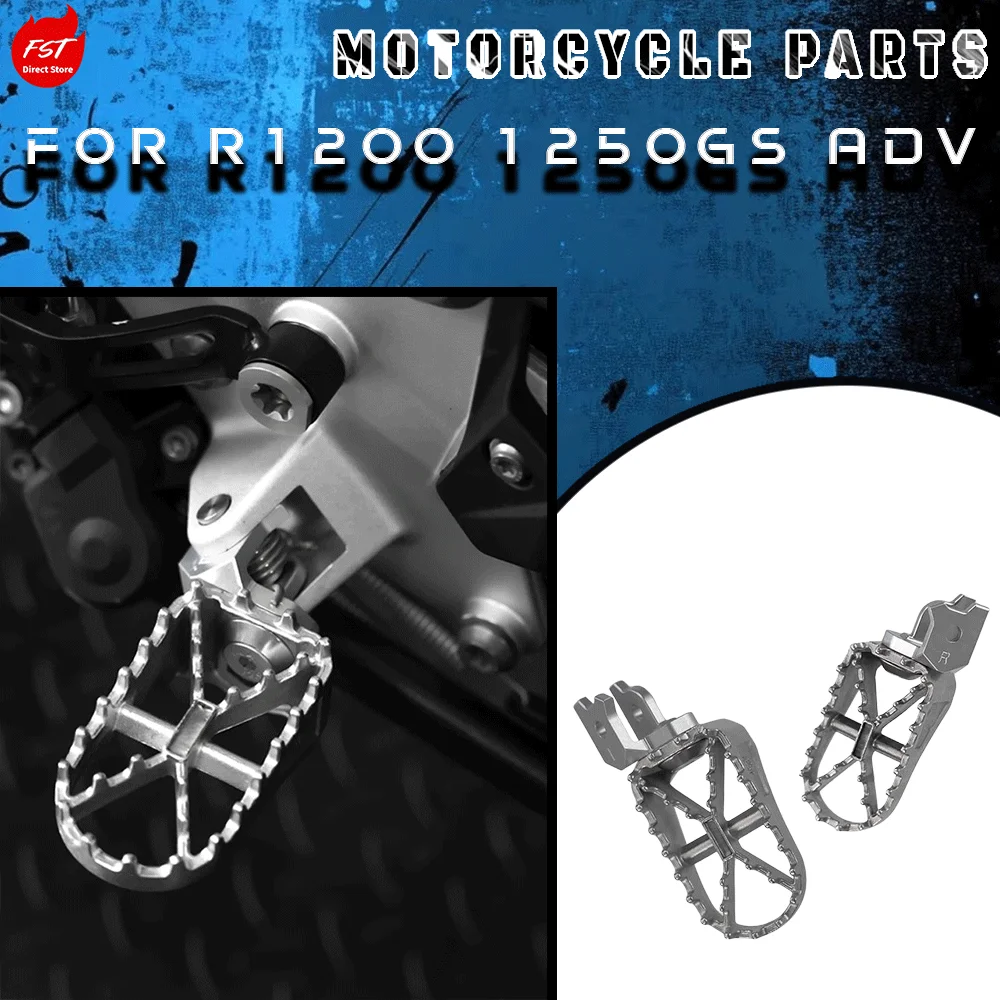 

Motorcycle Stainless Steel Footrest Pedals Mod Accessories For R1200GS R1250GS ADV