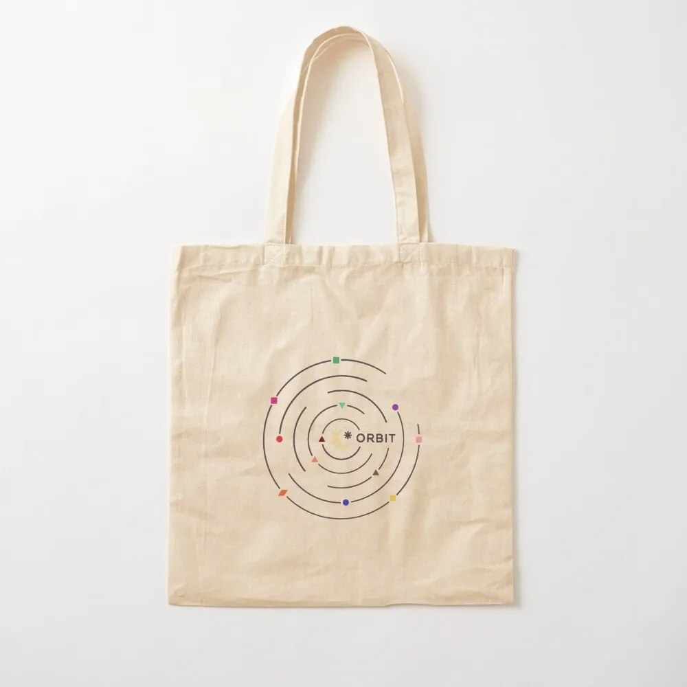 Orbit Logo Tote Bag tote bags aesthetic Candy bags great bag shopper bag woman Canvas Tote