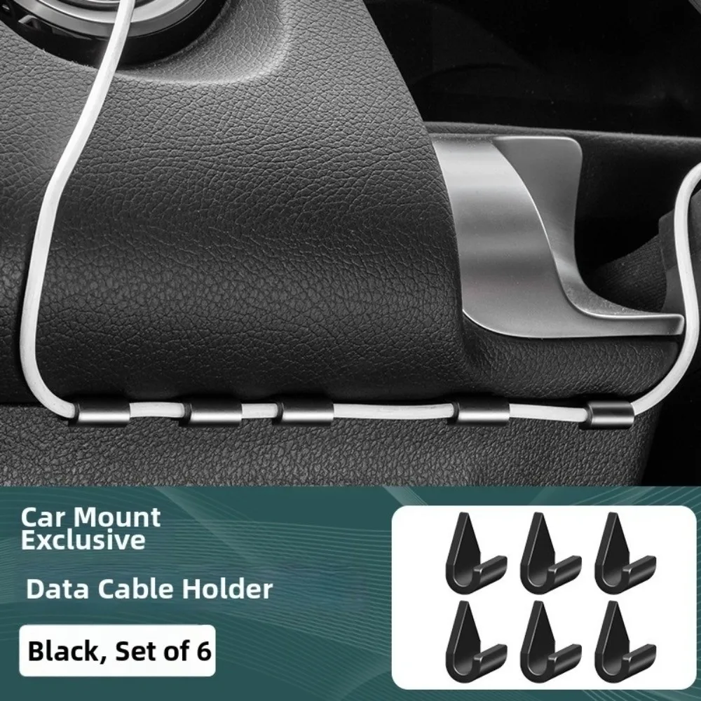 6/12PCS No Trace Car Cable Clip Invisible Universal Fixing Clip Waterproof Multi-Functional Wire Management Home Office