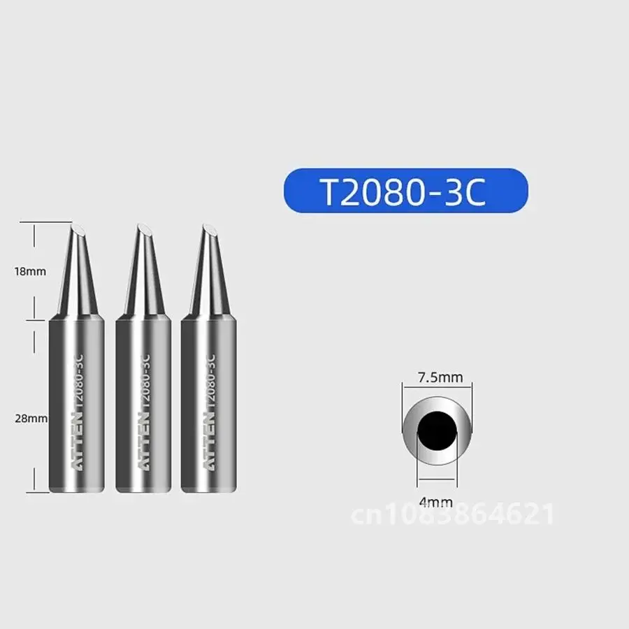 Atten-溶接チップ交換ビットヘッド、st2080、ST-2080、st2080d、ST-2080D、はんだごて