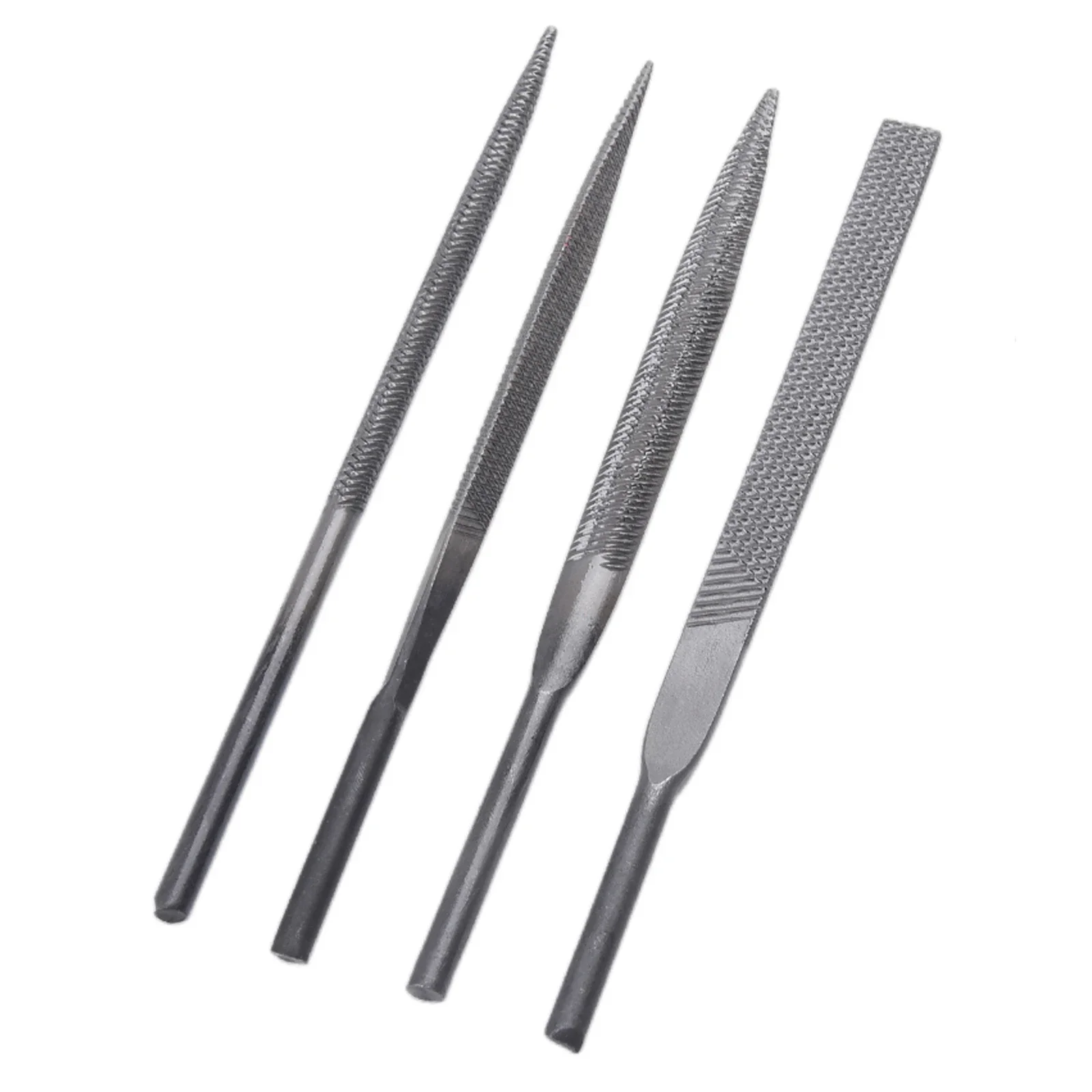 1pc 140mm Mini Needle File Pneumatic File Blades Flat Half Round Triangle Round File For Stone Glass Metal Carving Hand Tool