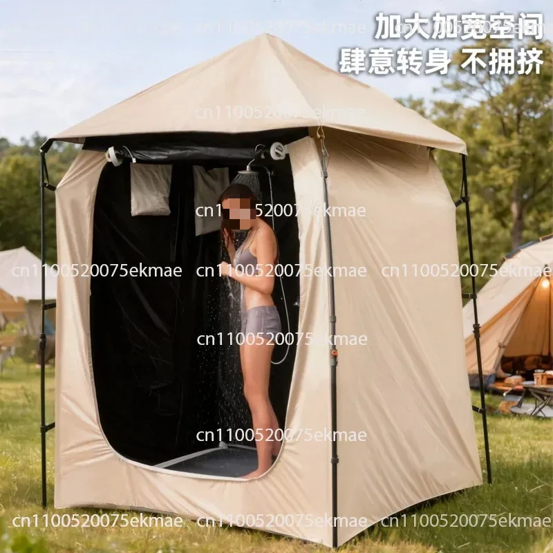 Outdoor Vinyl Privacy Tent Bold Metal Rod Sunscreen Weatherproof Shower Changing Bathroom