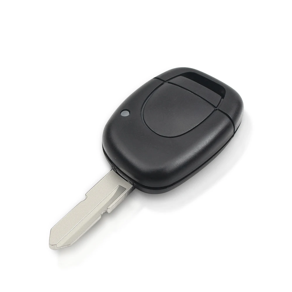 Dandkey substituição 1 botão sem corte remoto escudo da chave do carro para renault twingo clio kangoo mestre sem chip keyless entrada fob caso