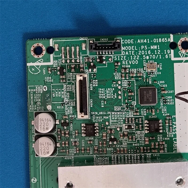 AH41-01865A – płyta główna do samochodowego systemu dźwiękowego Samsung PS-WA85B, model HW-Q70T, Q700A, Q850T, Q850A, Q800T, Q800A, Q900T, HEPAP00004A – płyta główna aktywnego subwoofera. — zdjęcie produktu 6