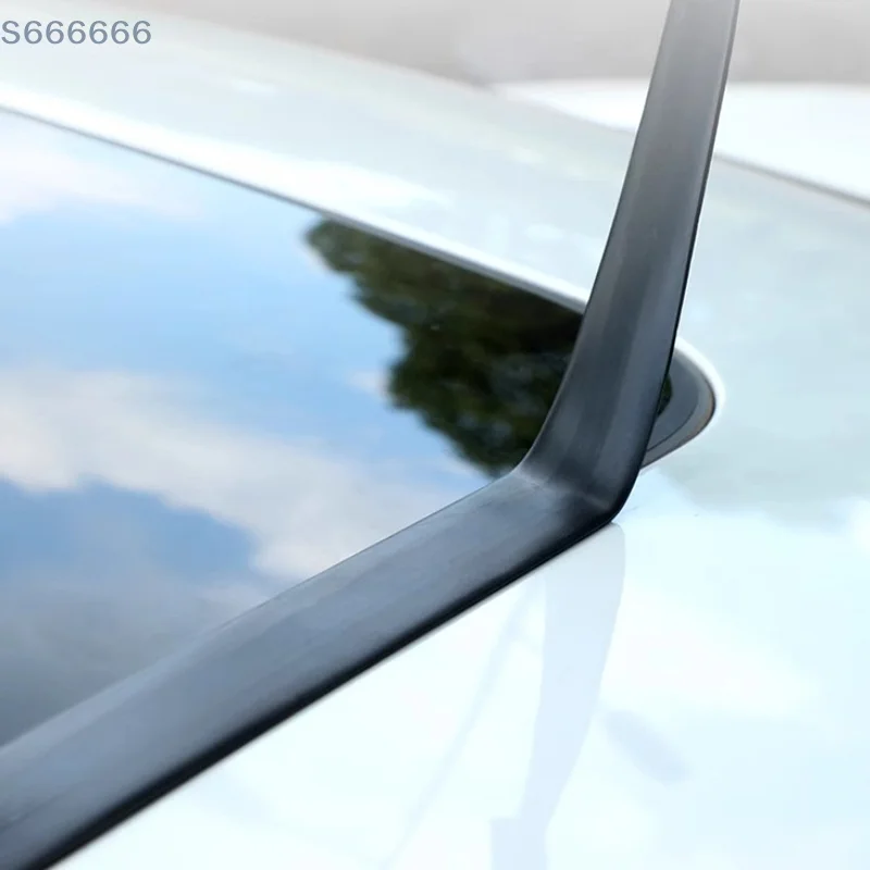 1 قطعة الزجاج الأمامي المطاط سيارة المضادة للتصادم قطاع T على شكل السيارات سقف نافذة ختم تجريد حافة حامي ملصق