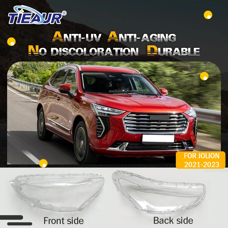 

TIEAUR Headlight Lens Cover For Haval JOLION 2021 2022 2023 Car Light Transparent Lampshade Headlamp Clear Housing