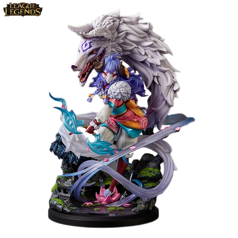 

Lol League of Legends Kindred Spirit Blossom Eternal Hunters 1/6 Static State Model Collectibles Game Periphery Kid Toy Pre Sale