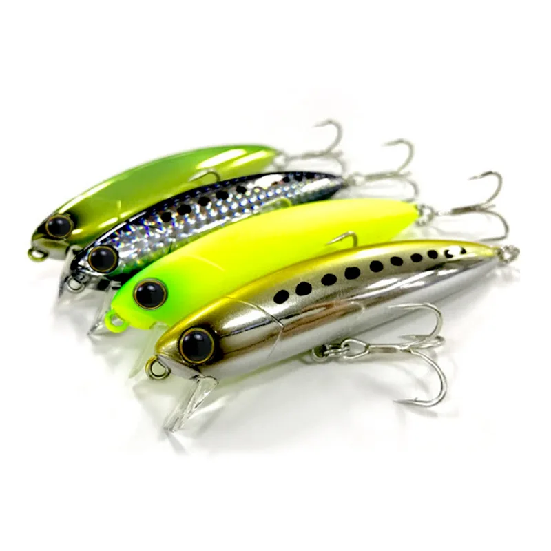 1pcs 80mm 13g Sinking Minnow Fishing Lure 7 Various Colors Artificial Lifelike Wobbler Hard Bait Long Casting Fishing Tackle