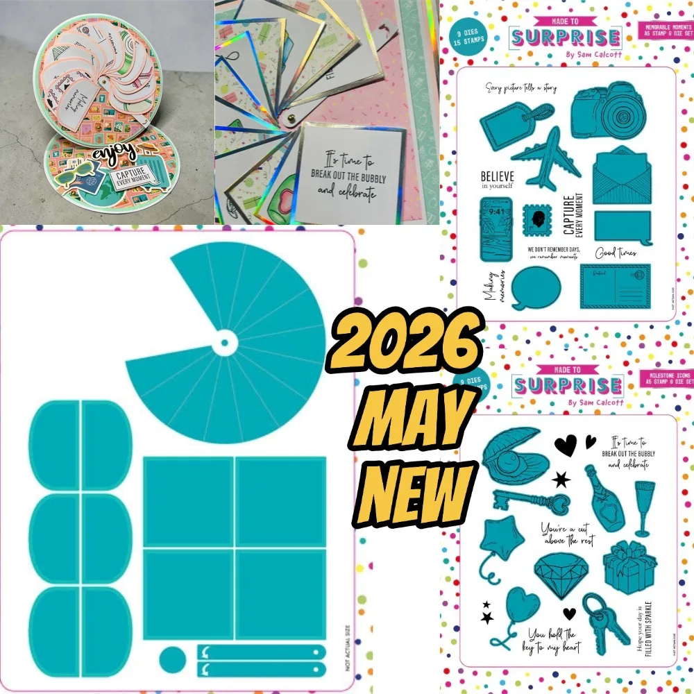 2026 New Circle Celebrate Stamps Metal Cutting Dies For DIY Scrapbooking Crafts Maker Photo Album Template Handmade Decoration