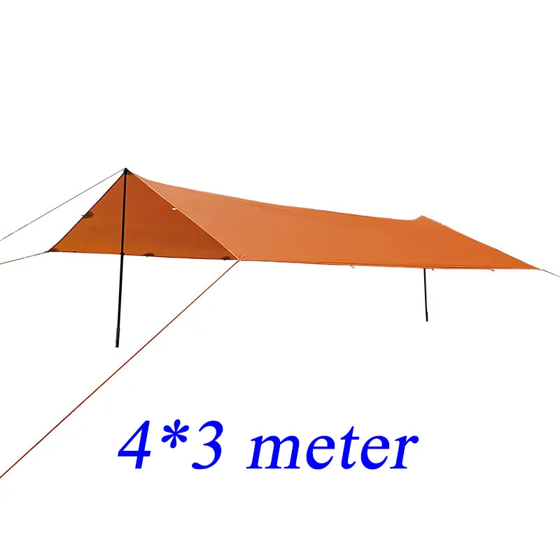 3F UL Gear Rectangle 15D Silnylon Sliver Light Weight 3*3 / 4*3 /5*3 Meters  Canopy Tarp Tent - AliExpress 18