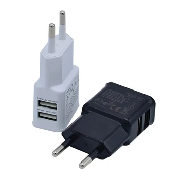 5V 2A USB Charger Travel Wall Charging Head Mobile Phone Dual USB Charger AC Adapter…