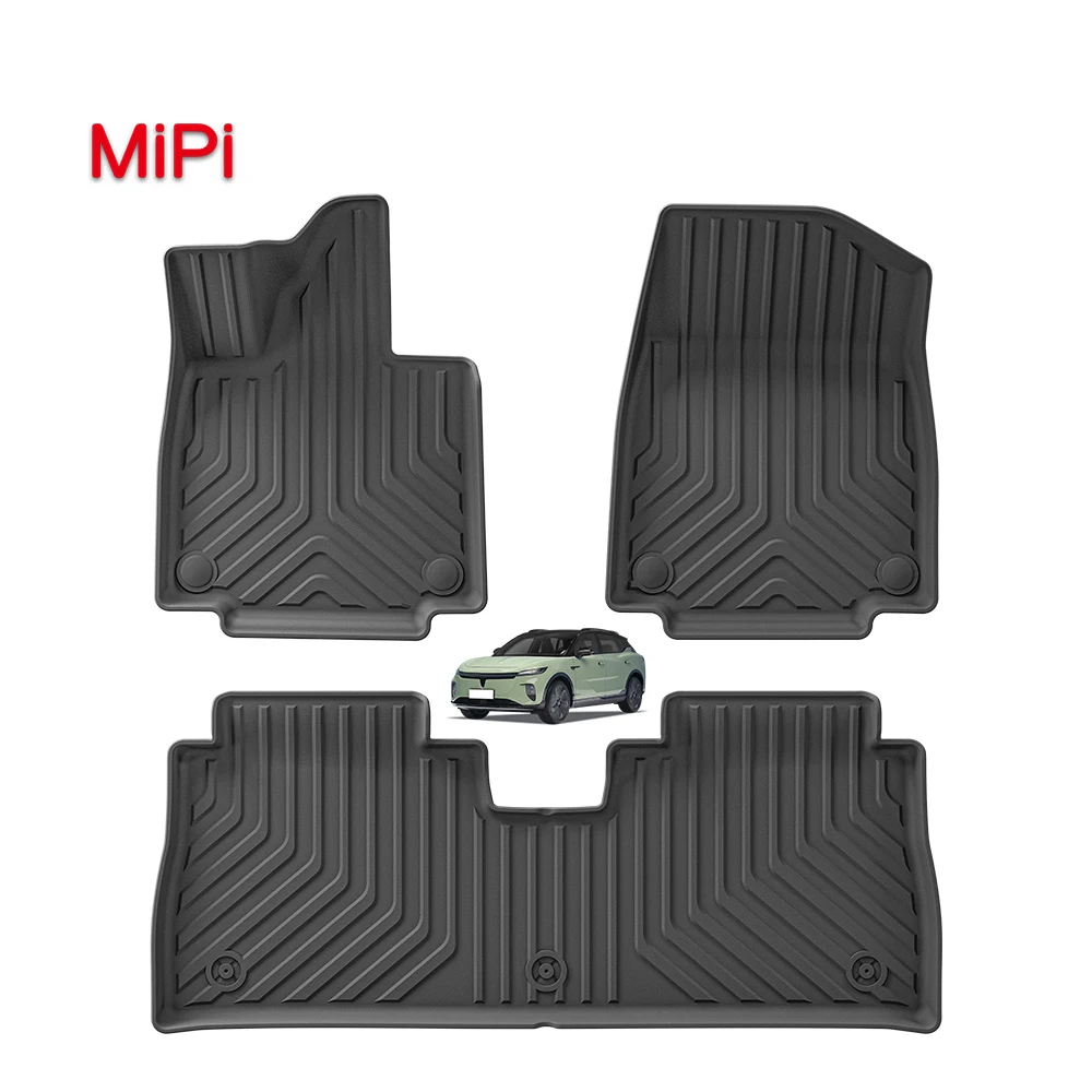 

TPE 3D Car Floor Mats 5 Seats for VOYAH I-Cozy / Courage 2024 Waterproof Non-slip Car Mat Carpets
