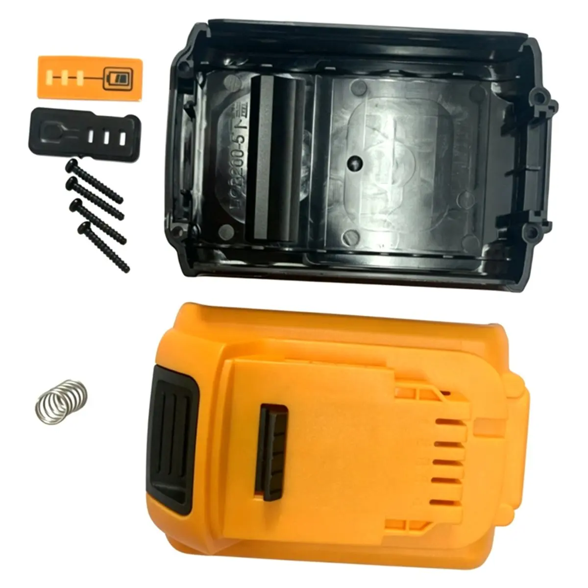 5-Cell Battery Case Kit 18650 Lithium Battery Housing Shell with Protection Board Compatible for 20V Power Tool
