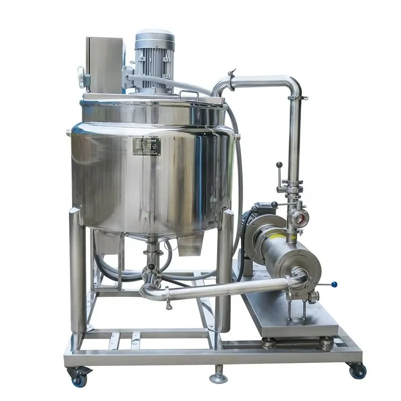

500L Electric Mixing Tank with High-Speed Agitator, Disperser and Emulsifier for Cosmetics OEM Available