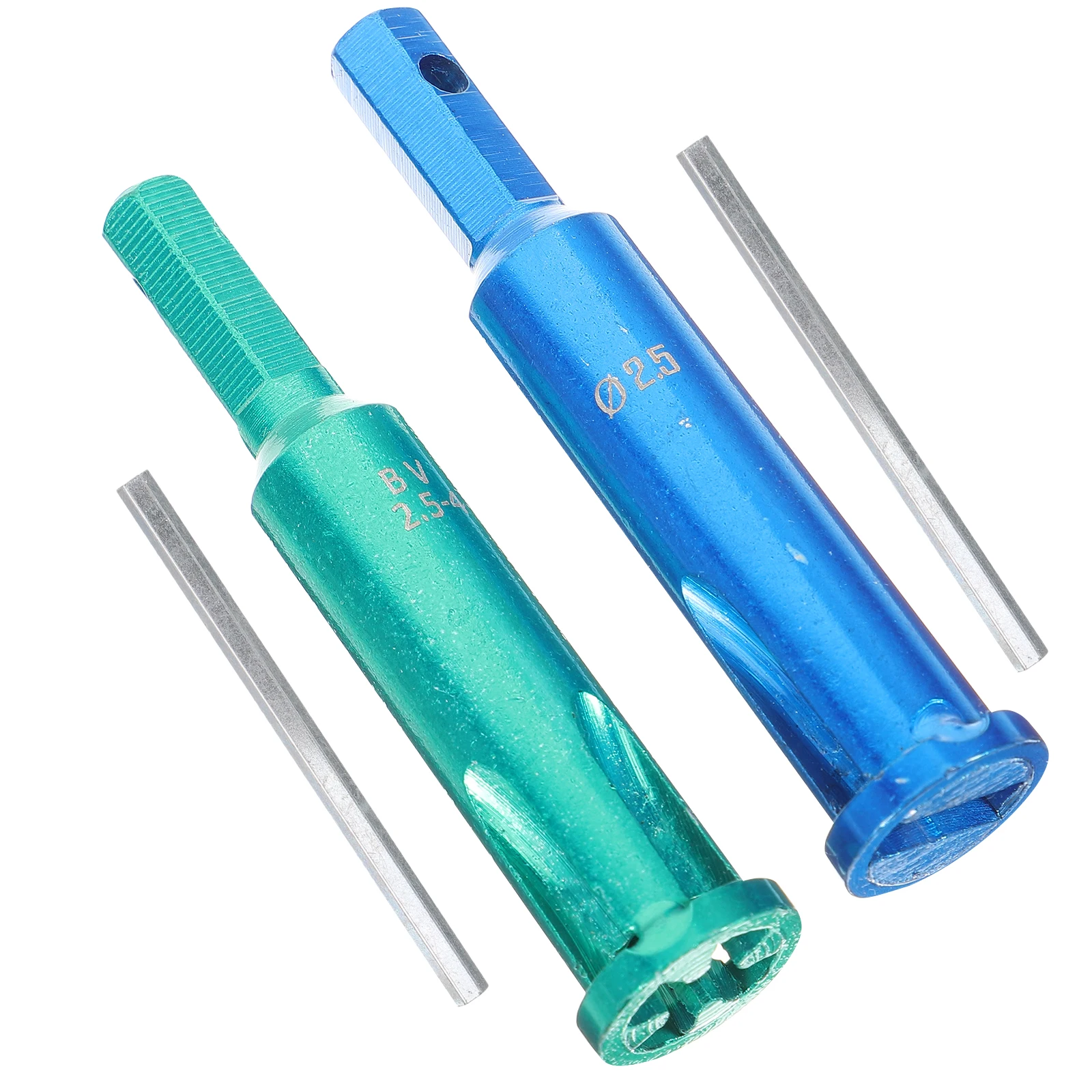 

2pcs Wire Wrapping Tool Stripping Bending For Power Drill Durable Steel Attachment Improve Efficiency Universal Connector Fence