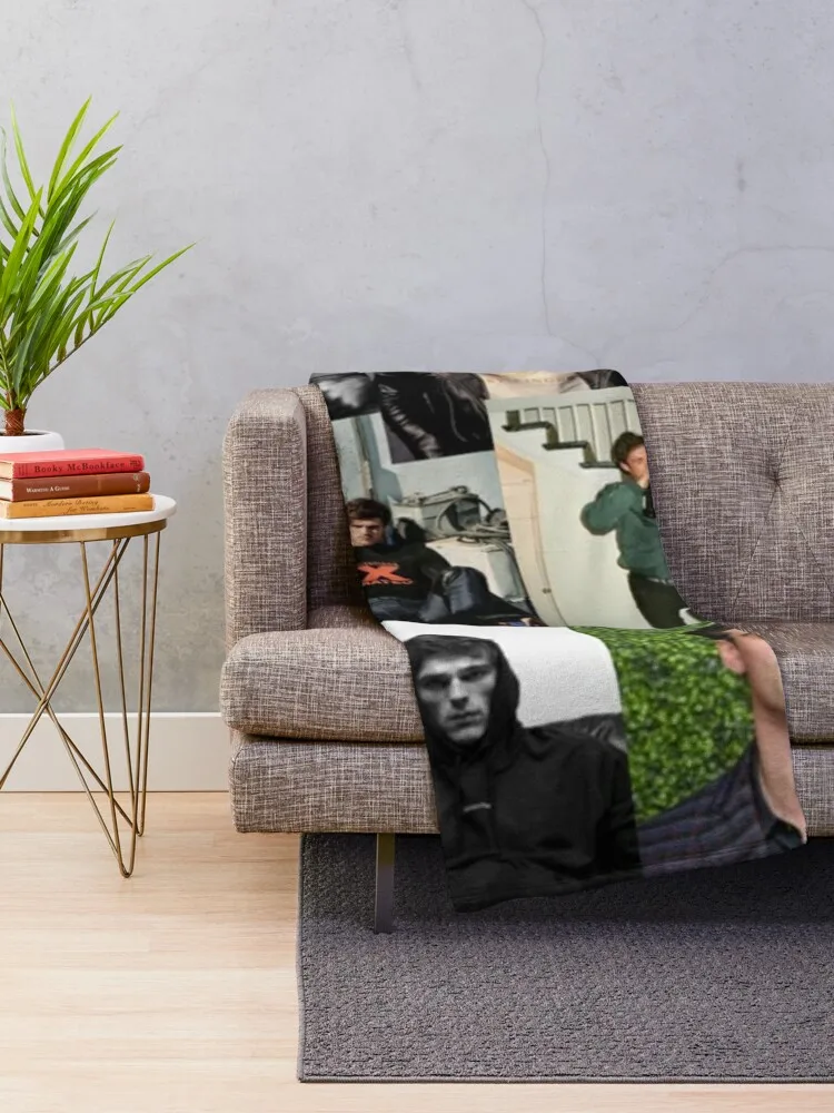 Jacob Elordi pic collage Throw Blanket For Baby Soft Beds christmas gifts Flannels Blankets