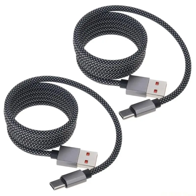 E56B Highly Speed Data Cable USB C to USB C Cable AdjustableAngles 100cm