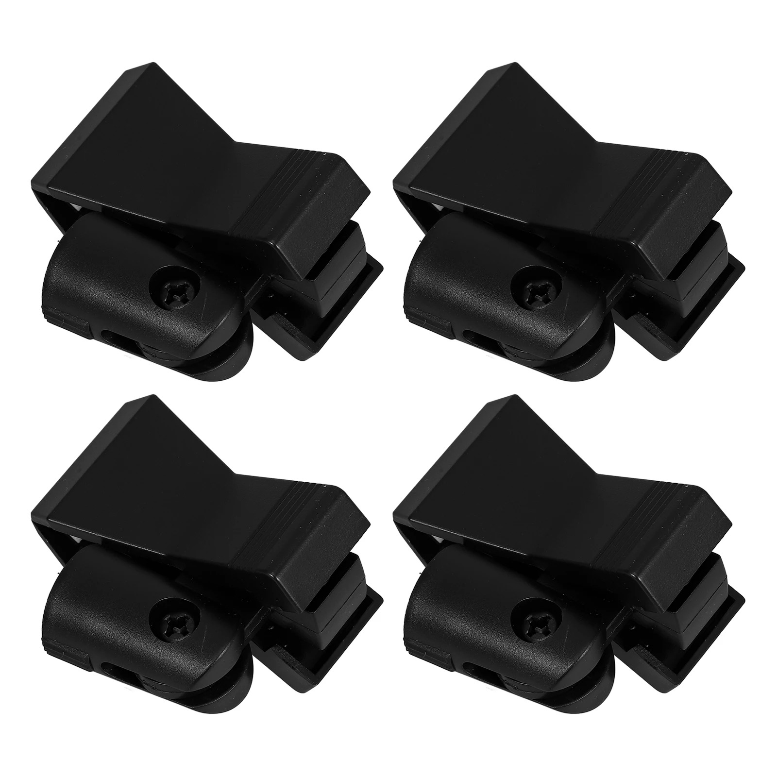 

4Pcs Adjustable Mic Clip Holders Universal Microphone Stand Adapters Screw Clamp Audio Live Music Podcast Mic Clip Holder