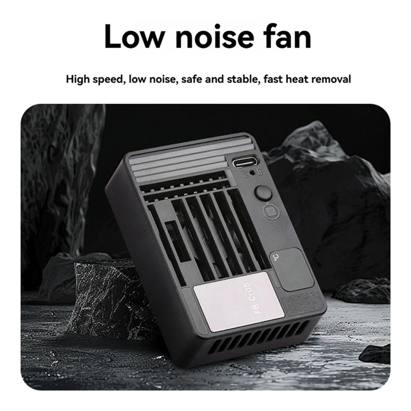 AA08-FB-CR05 نظام تبريد الكاميرا مروحة تبريد بالوعة الحرارة لسوني كانون FUJIFILM ZV-E1 A7M4 A6700 A72C R8 R7 R6 XT4