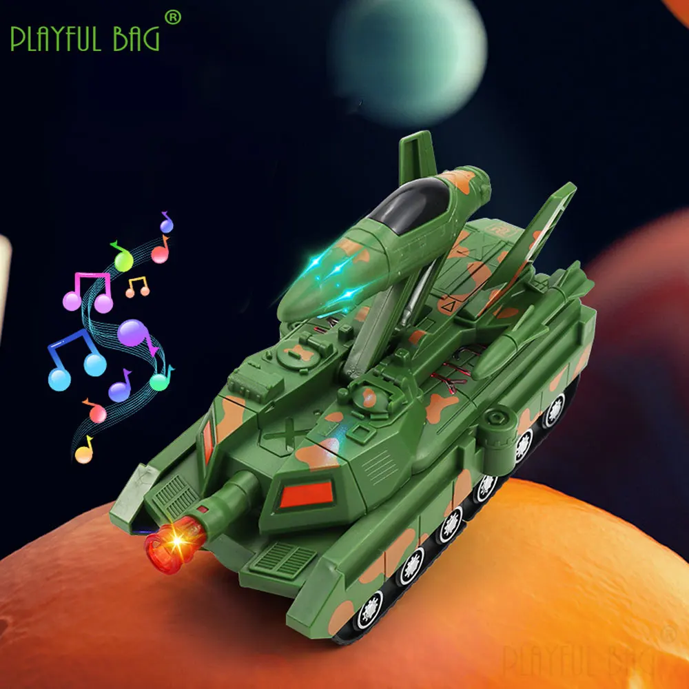 خزان كهربائي مقاتلة نموذج تشوه الطائرات العالمي القيادة الخفيفة الموسيقى لعبة سيارة أطفال مضحك هدية الكريسماس VG243 #4